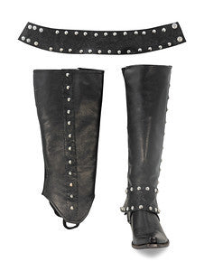 Black Stallion Embossed Cowboy Tall